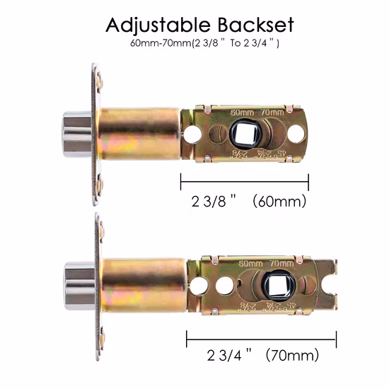 Serratura della maniglia della porta in lega di zinco, serratura della leva di sicurezza, pulsante di sgancio rapido, serratura della porta con leva per la privacy