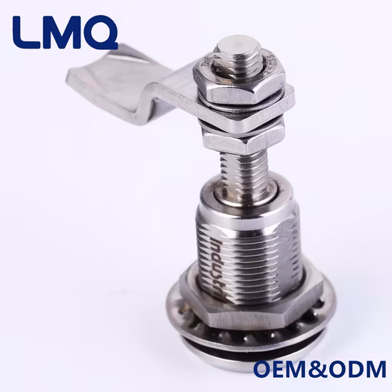 Serratura porta con camma a compressione per macchinari industriali